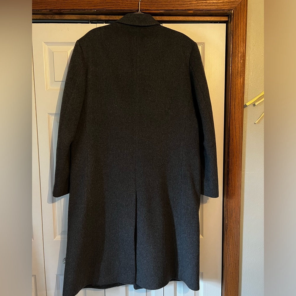Mens long wool coat